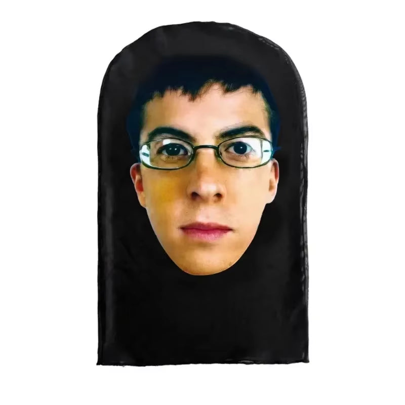 Interesting 3D Printed Seamless Ronaldo Kanye Mask Hat Cosplay Facial Mask Party Cosplay Props Mascaras Halloween Mask