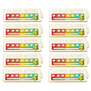 VibeMeter™ Social Battery Pin